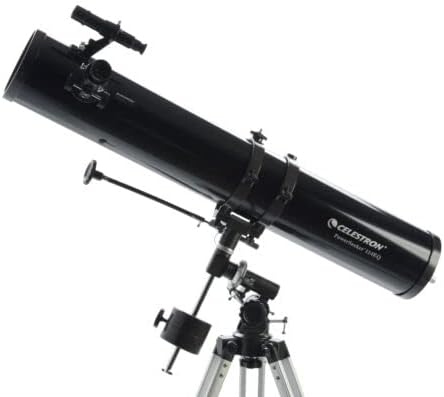 Celestron - PowerSeeker 127EQ Telescope - Manual German Equatorial Telescope for Beginners - Compact and Portable - Bonus Astronomy Software Package - 127mm Aperture