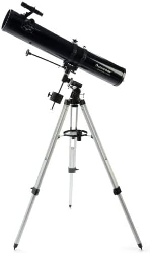 Celestron - PowerSeeker 127EQ Telescope - Manual German Equatorial Telescope for Beginners - Compact and Portable - Bonus Astronomy Software Package - 127mm Aperture