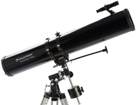 Celestron - PowerSeeker 127EQ Telescope - Manual German Equatorial Telescope for Beginners - Compact and Portable - Bonus Astronomy Software Package - 127mm Aperture