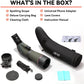 Gosky 20-60x80 Spotting Scope with Phone Adapter, Dual Focusing Waterproof Spotting Scopes for Target Shooting Bird Watching Hunting Wildlife Safari Viewing, BAK4 FMC Spotter Scope with Carrying Case