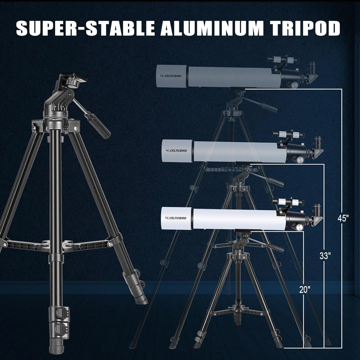 Telescope for Adults High Powered, 80mm Aperture 600mm Telescopes for Adults Astronomy, Travel Telescopio for Beginners with AZ Mount, Backpack, Phone Adapter, Moon Filter