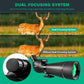Gosky 20-60x80 Spotting Scope with Phone Adapter, Dual Focusing Waterproof Spotting Scopes for Target Shooting Bird Watching Hunting Wildlife Safari Viewing, BAK4 FMC Spotter Scope with Carrying Case